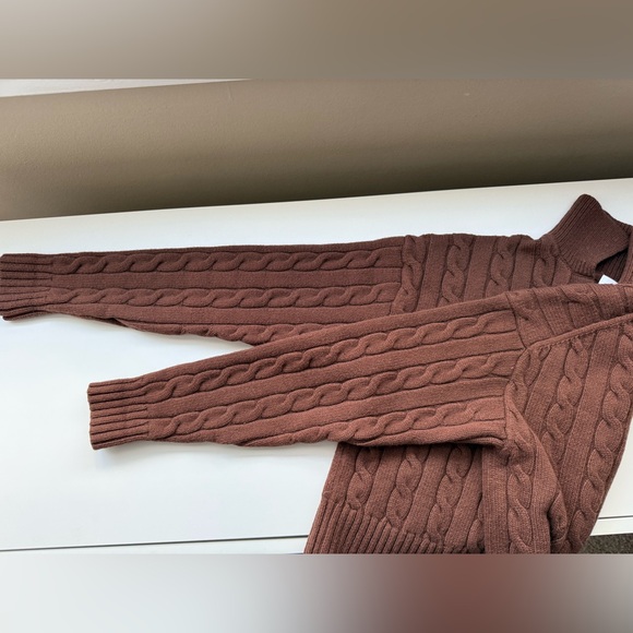 Sunday Best Artizia Lottie Merino Wool Open-Neck Polo Sweater Size XXS - Picture 9 of 10